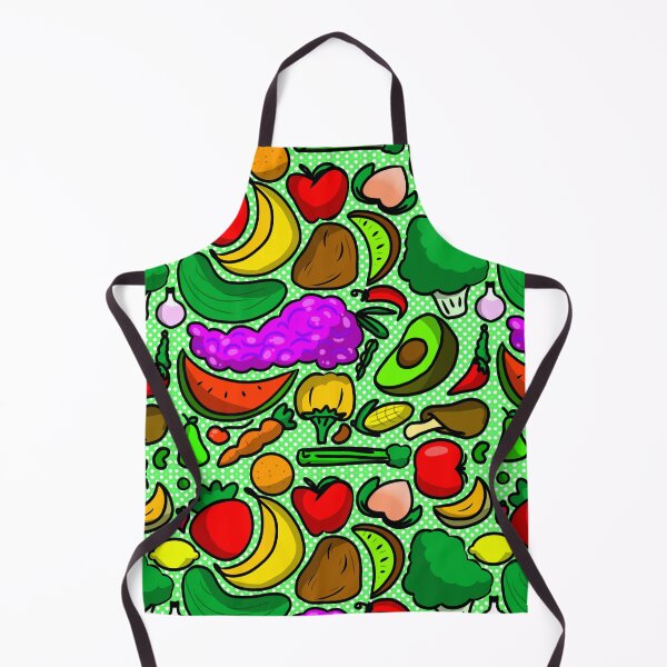 Item preview, VeggieAndFruitPattern designed and sold by YSNostalgiaShop.