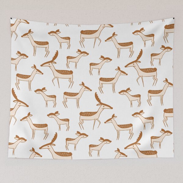 Item preview, Deer pattern designed and sold by SatuStudio.