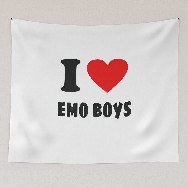 Item preview, i heart emo boys design  designed and sold by Lee Rose.