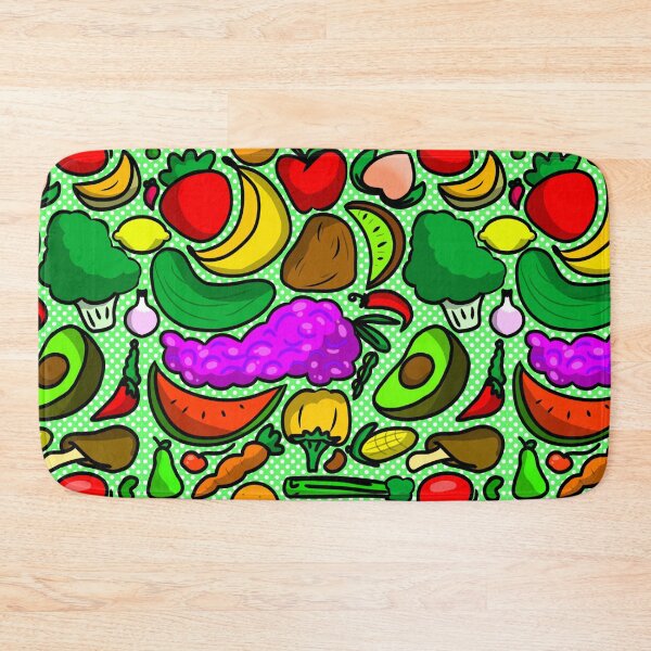 Item preview, VeggieAndFruitPattern designed and sold by YSNostalgiaShop.
