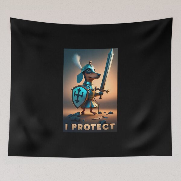 Item preview, I protect 1/4 designed and sold by DachshundsOnRB.
