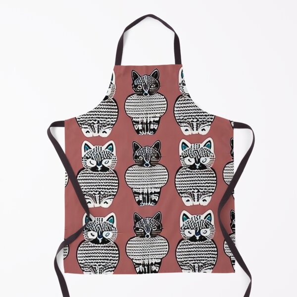 Item preview, cats pattern designed and sold by PatronesKawai.