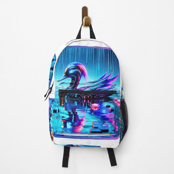 Item preview, Digital Duck - Neon Quack designed and sold by MrAI-Store.