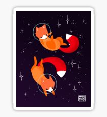 Space Foxes Sticker
