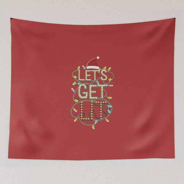 Item preview, Christmas Let's Get Lit designed and sold by SunnMoonHB.