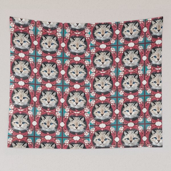 Item preview, cat pattern designed and sold by PatronesKawai.