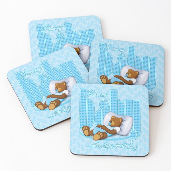 Item preview, I Love My Baby (When They Are Sleeping) - Blue designed and sold by ifourdezign.