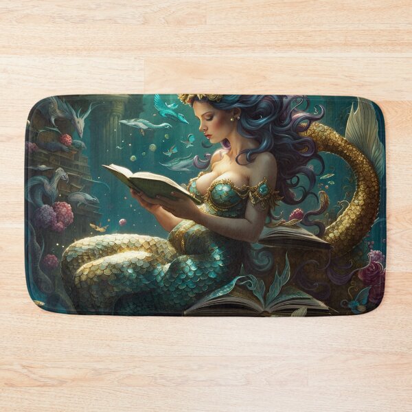Item preview, Expectant Mermaid Mother Reading designed and sold by BansheeTales.