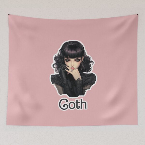 Item preview, Hollywood Goth - Mirada de muñeca gótica designed and sold by StyleCut.
