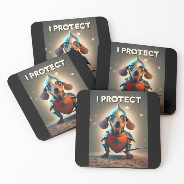 Item preview, I protect 3/4 designed and sold by DachshundsOnRB.