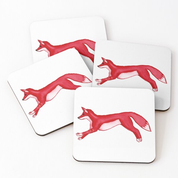 Item preview, Happy Holiday Foxes -  Christmas Fox Red and Green pattern designed and sold by ReesaAnneArt.