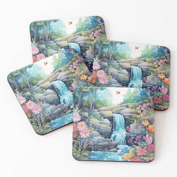 Item preview, Nature's Symphony: Tranquil Waterfall designed and sold by LittleLuvies.