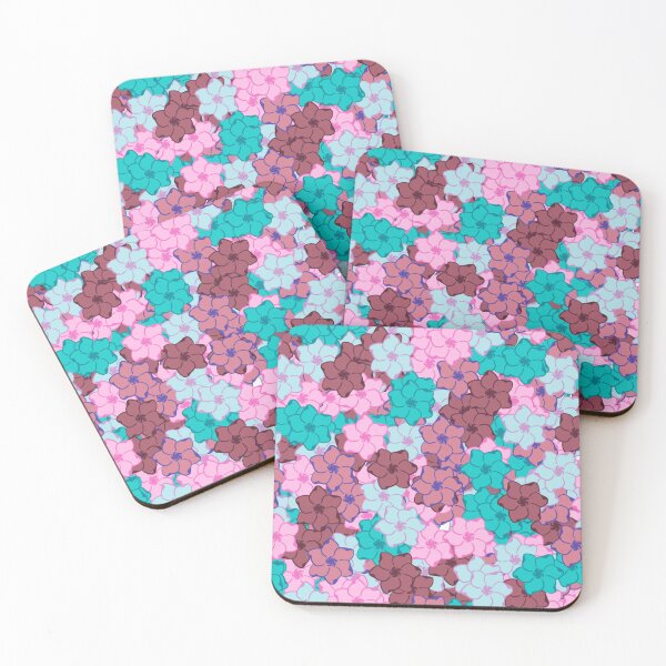 Item preview, Multicolour flower pattern designed and sold by CharlsArtShop.
