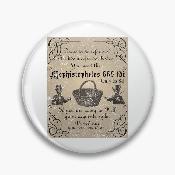 Item preview, Mephistopheles basket (Distressed) designed and sold by SifRants.