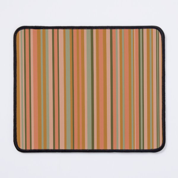 Item preview, Boho Multi Stripe Retro Contemporary Pattern in Warm Ochre Blush Terracotta Sage designed and sold by kierkegaard.