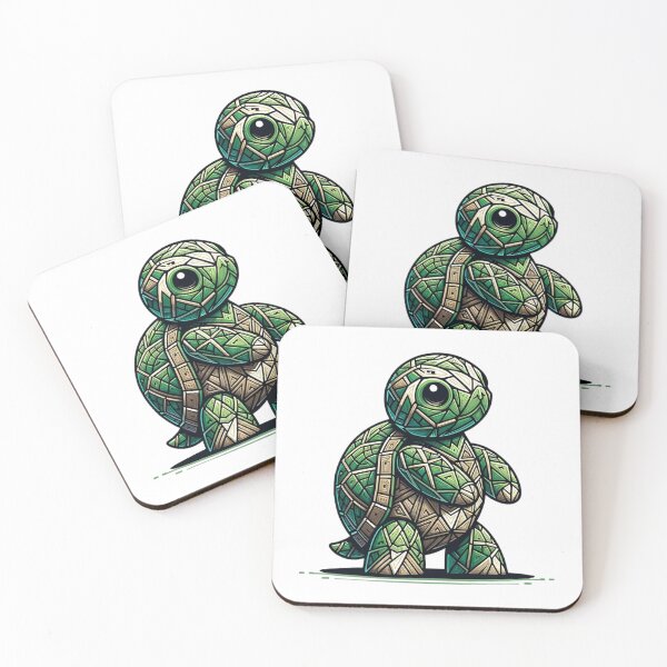 Item preview, turtle designed and sold by FarbenFabel.