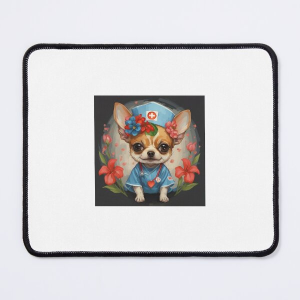 Aperçu de l'œuvre Douce infirmière chihuahua créée et vendue par ColorMarketNew.