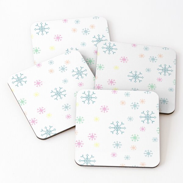 Item preview, Rainbow Snowflake Embroidery Pattern - Colorful Winter! designed and sold by YonderAndBeyond.
