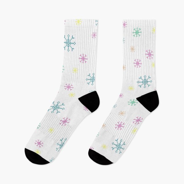Item preview, Rainbow Snowflake Embroidery Pattern - Colorful Winter! designed and sold by YonderAndBeyond.