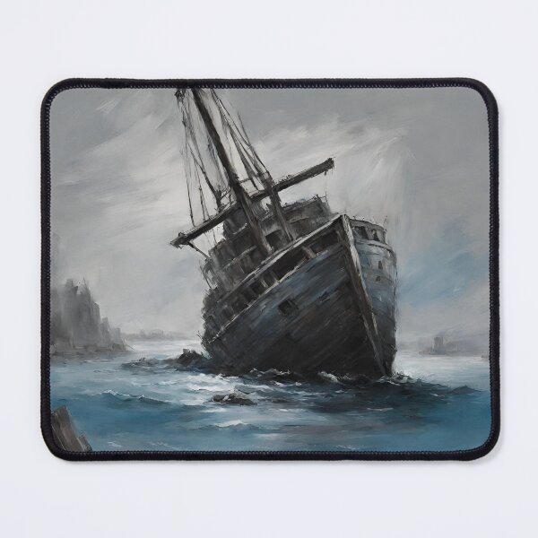 Item preview,  Ship aground designed and sold by StyleSketch.