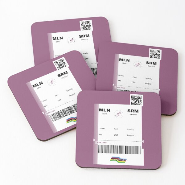 Item preview, World Tour Cycling Ticket - Milano-Sanremo designed and sold by ReelRide Creations.