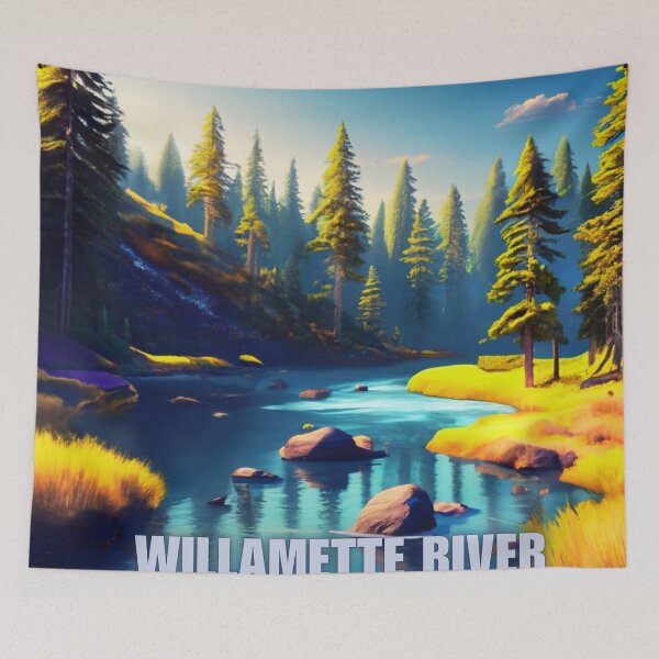 Item preview, Willamette River Oregon designed and sold by OregonsOwn.