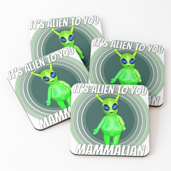 Item preview, Fun Green Alien Martian Extra Terrestrial Greeting Earthling designed and sold by BubbaCommerce.