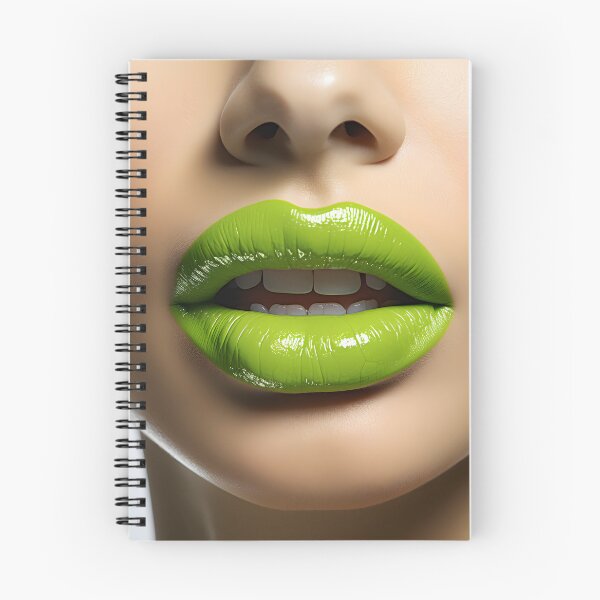 Item preview, Lips lime green beauty designed and sold by 7word.