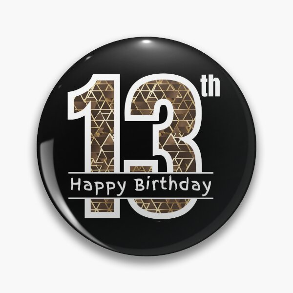 Item preview, Happy 13th Thirteen Thirteenth Birthday designed and sold by Compusmurf Design.