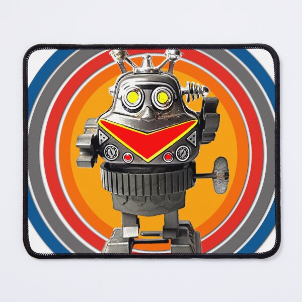 Item preview, Vintage Wind Up Space Walking Robot Toy Cyborg designed and sold by BubbaCommerce.