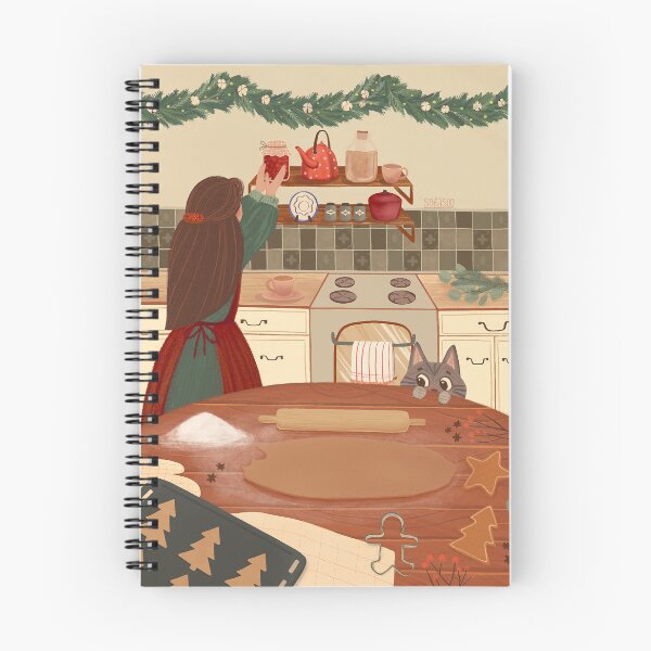 Item preview, Gingerbread cookies baking for Christmas  designed and sold by sofasooart.