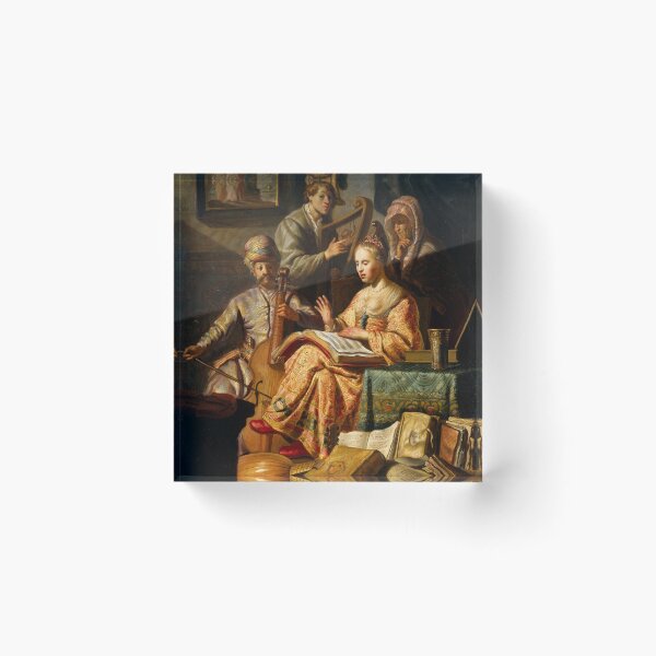 Item preview, Rembrandt Harmenszoon van Rijn, The Music Party", 1626 designed and sold by Alexandra Dahl.