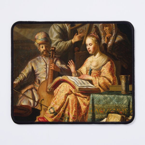 Item preview, Rembrandt Harmenszoon van Rijn, The Music Party", 1626 designed and sold by Alexandra Dahl.