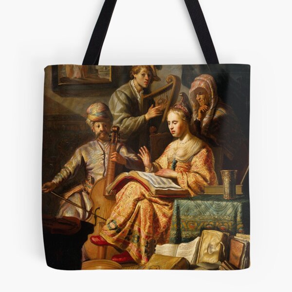 Item preview, Rembrandt Harmenszoon van Rijn, The Music Party", 1626 designed and sold by Alexandra Dahl.