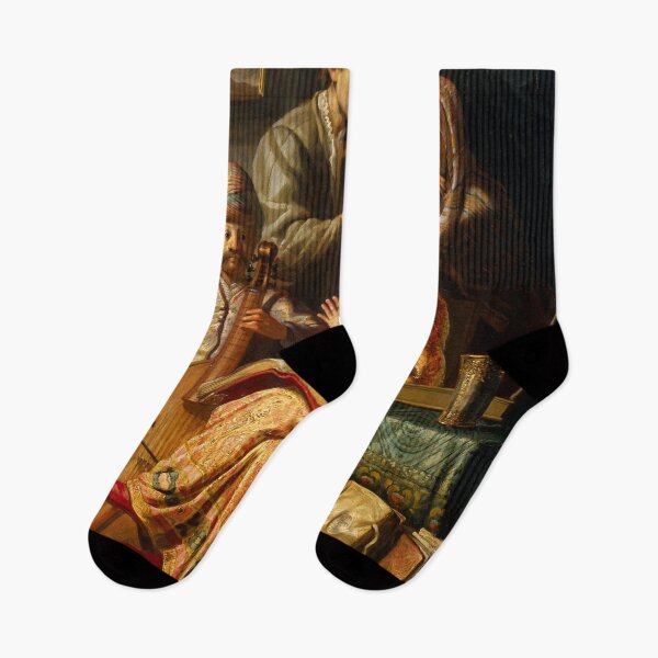 Item preview, Rembrandt Harmenszoon van Rijn, The Music Party", 1626 designed and sold by Alexandra Dahl.