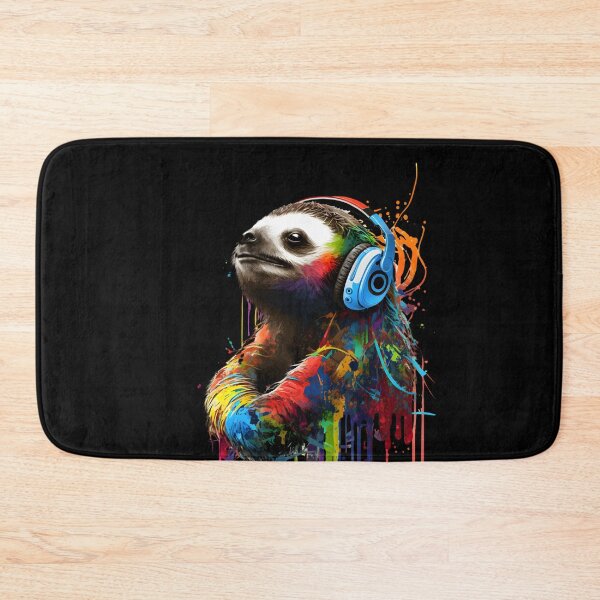 Item preview, Cute Little Sloth Lover Lazy Sloth Music Lovers says Chill designed and sold by smartrocket.