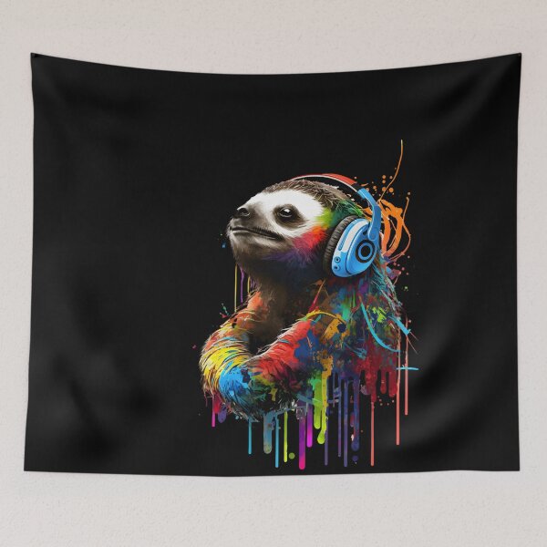 Item preview, Cute Little Sloth Lover Lazy Sloth Music Lovers says Chill designed and sold by smartrocket.