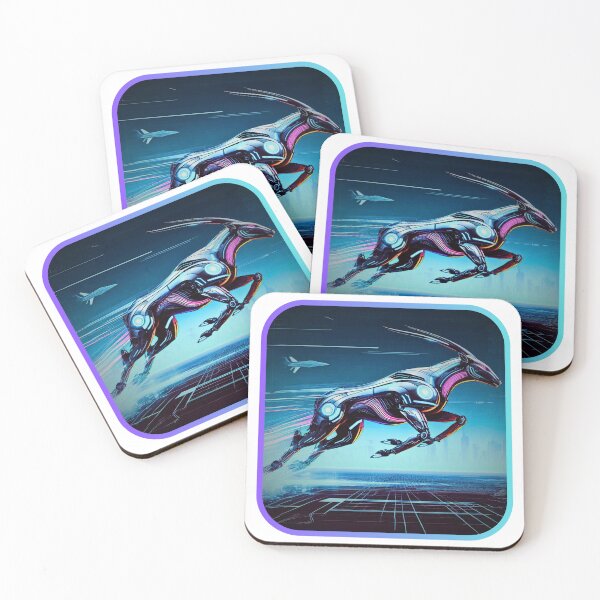 Item preview, Impala Leap - Cyber Sprint designed and sold by MrAI-Store.