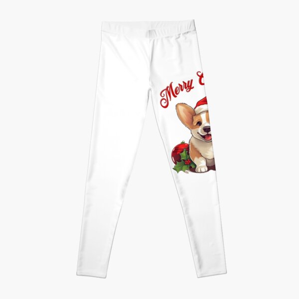 Corgi christmas clearance leggings