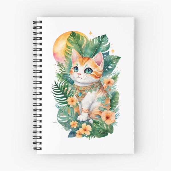 Item preview, Lindo gato con flores designed and sold by Riyadkh.
