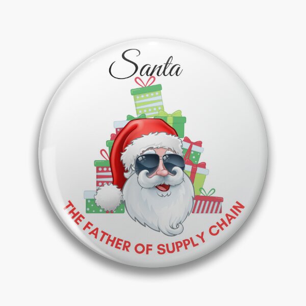Item preview, Santa, the father and founder of supply chain, supply chain christmas designed and sold by NoetherSym.