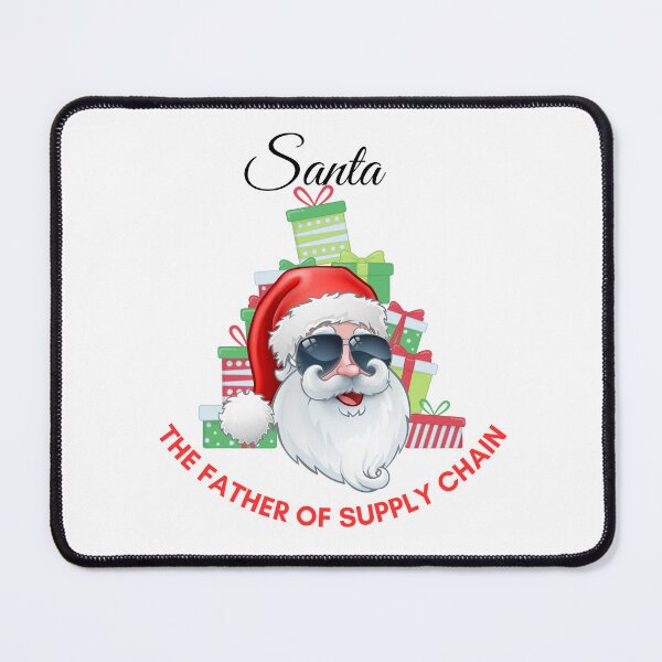 Item preview, Santa, the father and founder of supply chain, supply chain christmas designed and sold by NoetherSym.