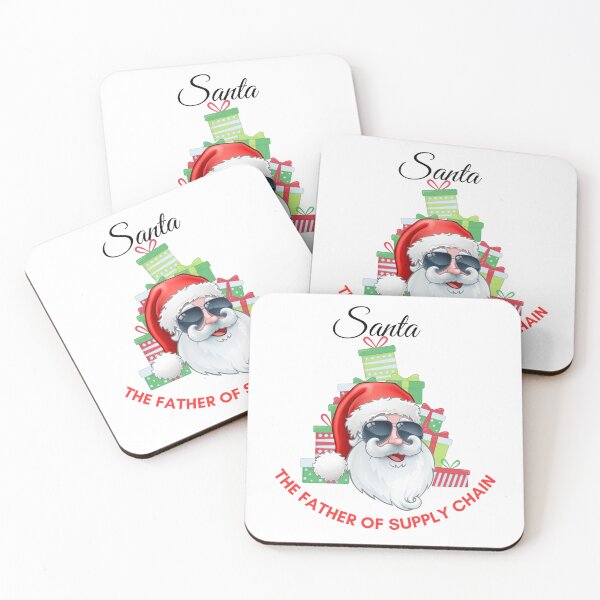 Item preview, Santa, the father and founder of supply chain, supply chain christmas designed and sold by NoetherSym.