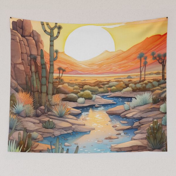 Item preview, Desert Dreams: Sunset Oasis designed and sold by LittleLuvies.