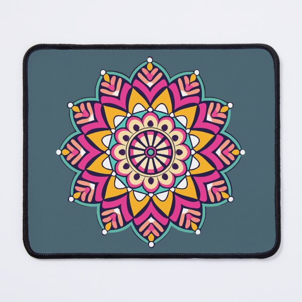 Item preview, Floral Indian Rangoli Design & Pattern designed and sold by Jollys-ArtShop.