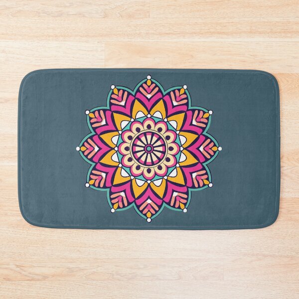 Item preview, Floral Indian Rangoli Design & Pattern designed and sold by Jollys-ArtShop.