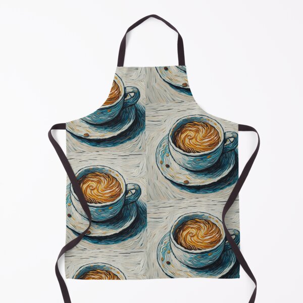 Item preview, Simple White Cafe Coffee Mug - Coffee Cup Painted in Vincent Van Gogh Style  designed and sold by Star-Fragment.
