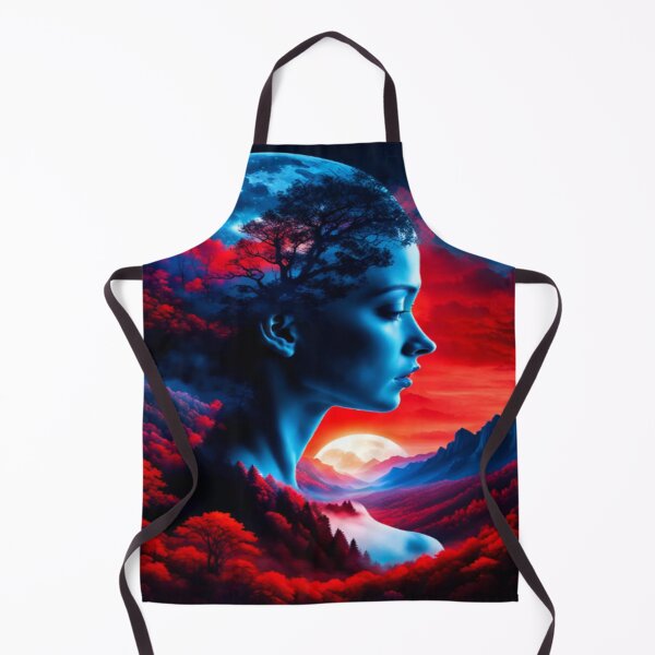 Artikelvorschau, Doppelbelichtung Mutter Natur Landschaft Sonnenuntergang entworfen und verkauft von WearWolfDesigns.