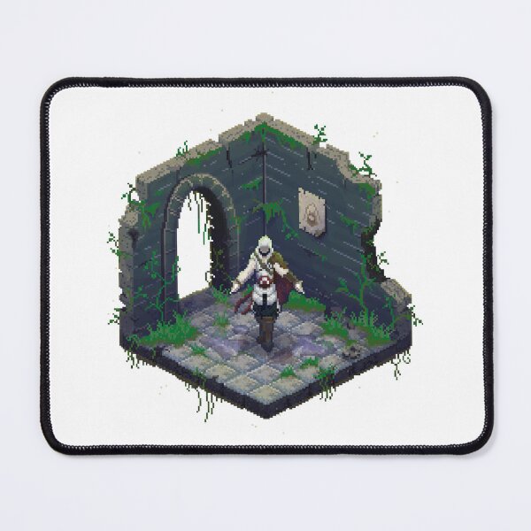 Item preview, Assassins Creed Ezio Auditore Isometric Pixel Art designed and sold by wolfkin-design.