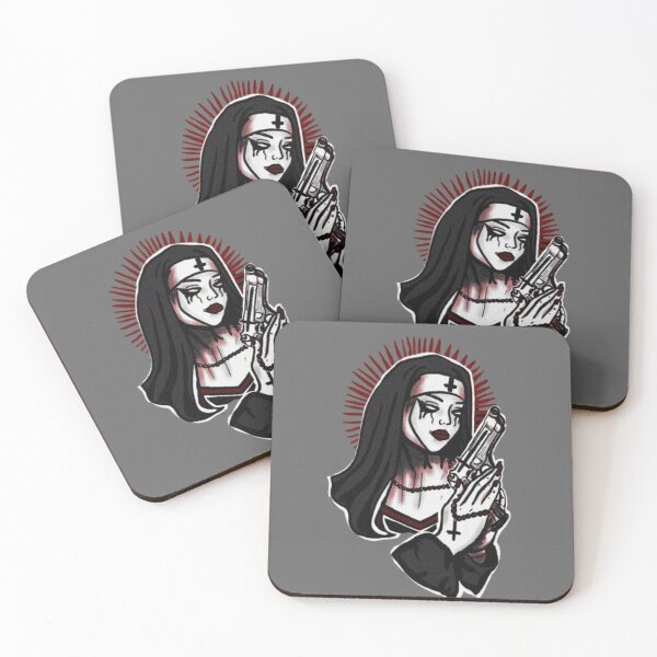 Item preview, Nun with a gun designed and sold by Kriskrossarts.